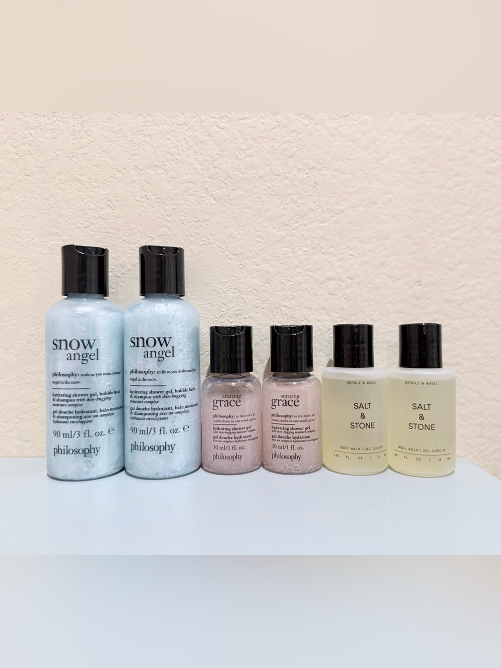 Philosophy & Salt & Stone Travel Size Body Wash Bundle - Picture 2 of 4